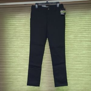 NWT Dickies Black Sretch Double Knee Pant - Slim Fit - Size 2R